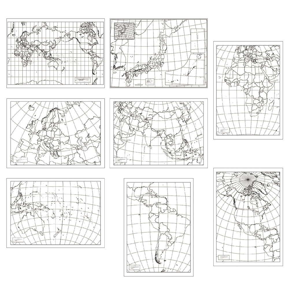 かきこみ式地図学習セット 東京カートグラフィック