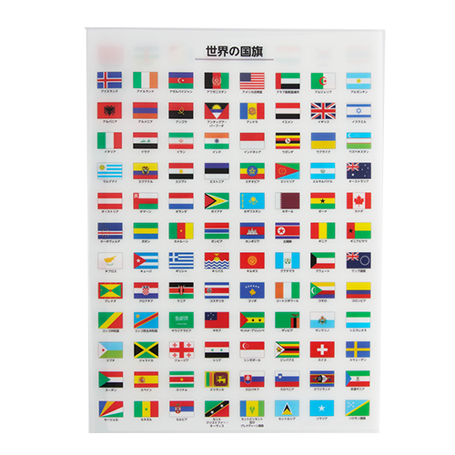クリアファイル国旗 東京カートグラフィック