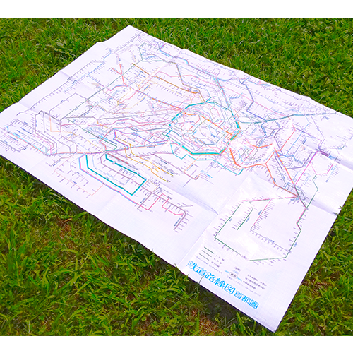 鉄道路線図レジャーシート首都圏日本語 東京カートグラフィック