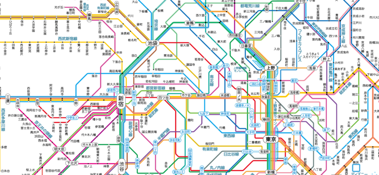 鉄道路線図も地図 東京カートグラフィック